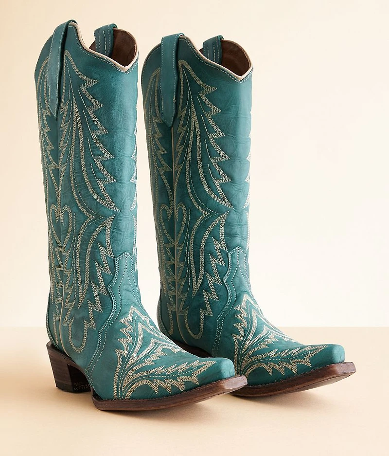 by Corral Embroidered Western Leather Boot