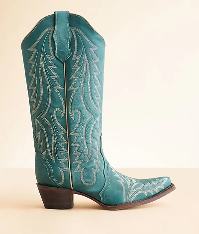 by Corral Embroidered Western Leather Boot