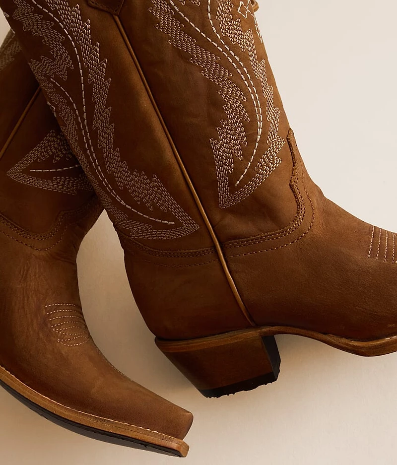 Embroidery Triad Leather Western Boot