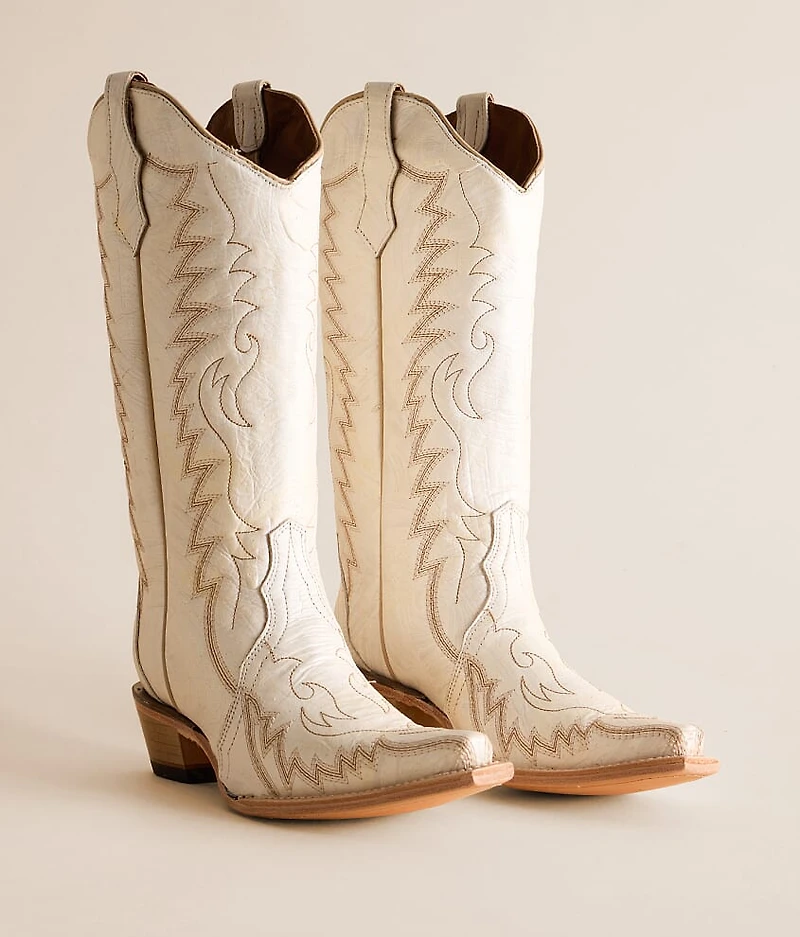 Zig Zag Western Leather Boot