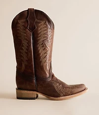 Zigzag Western Leather Boot