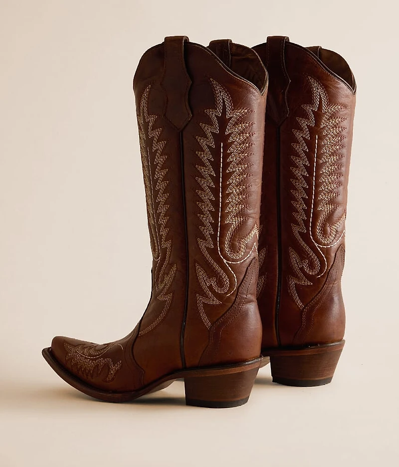 Patterns Leather Western Boot