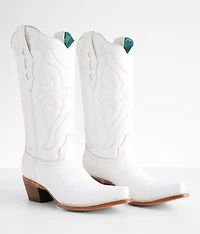 Embroidered Leather Western Boot