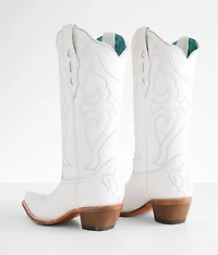 Embroidered Leather Western Boot