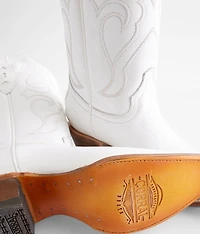 Embroidered Leather Western Boot