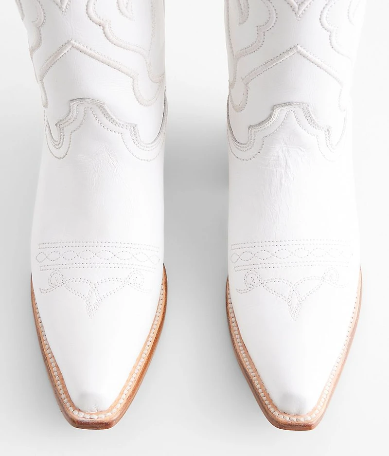 Embroidered Leather Western Boot