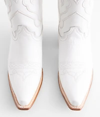 Embroidered Leather Western Boot