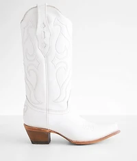 Embroidered Leather Western Boot