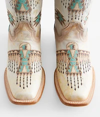 Southwestern Embroidered Western Leather Boot