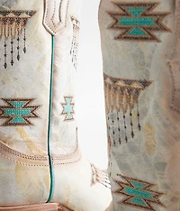 Southwestern Embroidered Western Leather Boot