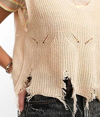 Destructed Sweater Vest