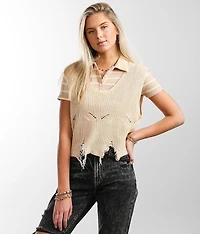 Destructed Sweater Vest