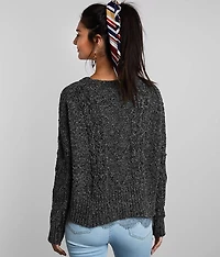 Scalloped Pullover Sweater