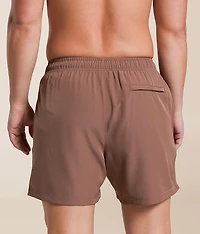 Solid Stretch Swim Trunks