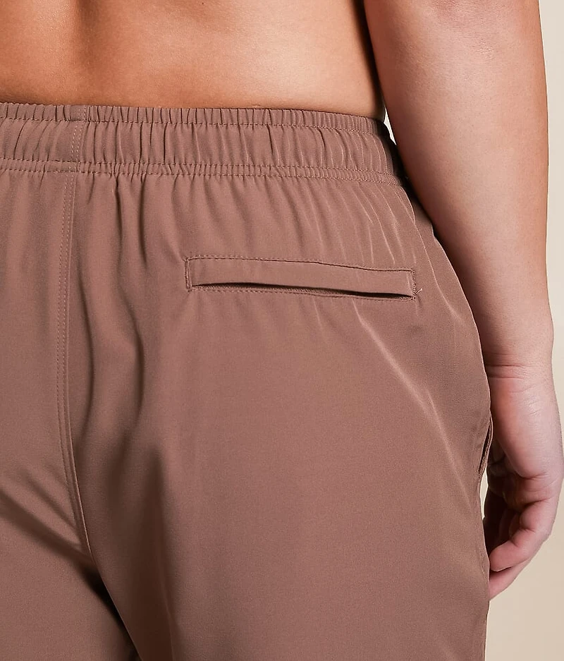 Solid Stretch Swim Trunks