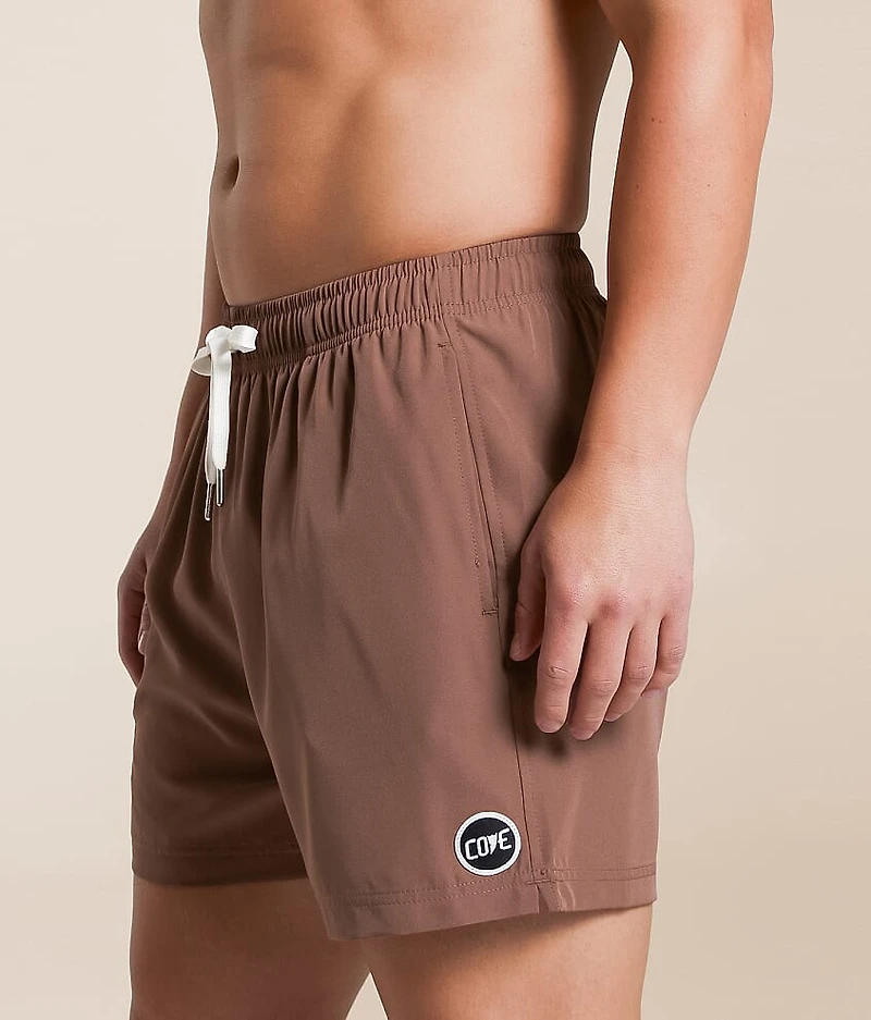 Solid Stretch Swim Trunks