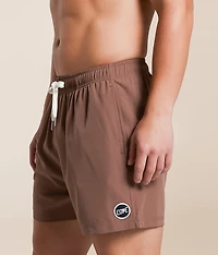 Solid Stretch Swim Trunks