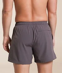 Solid Stretch Swim Trunks