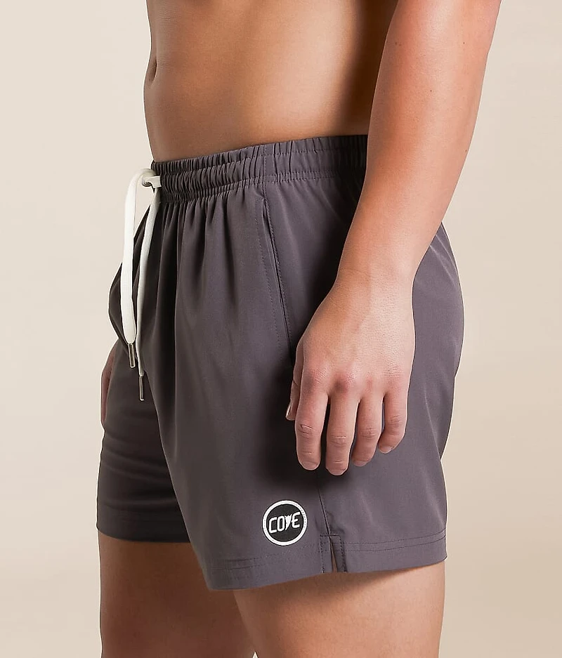 Solid Stretch Swim Trunks