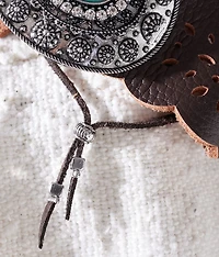 Turquoise Stone Leather Bracelet