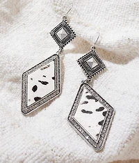 Glitz Fur Drop Earring