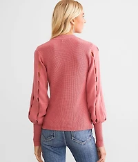 Cut-Out Sweater