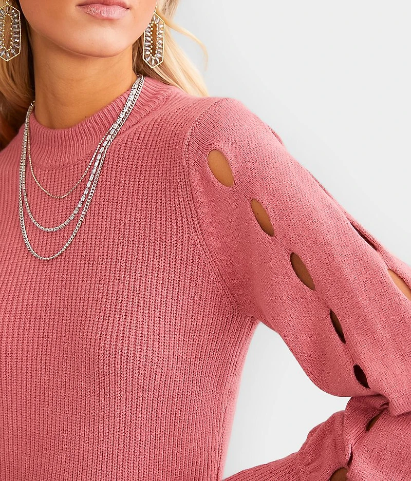 Cut-Out Sweater
