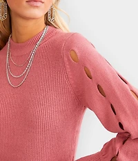 Cut-Out Sweater