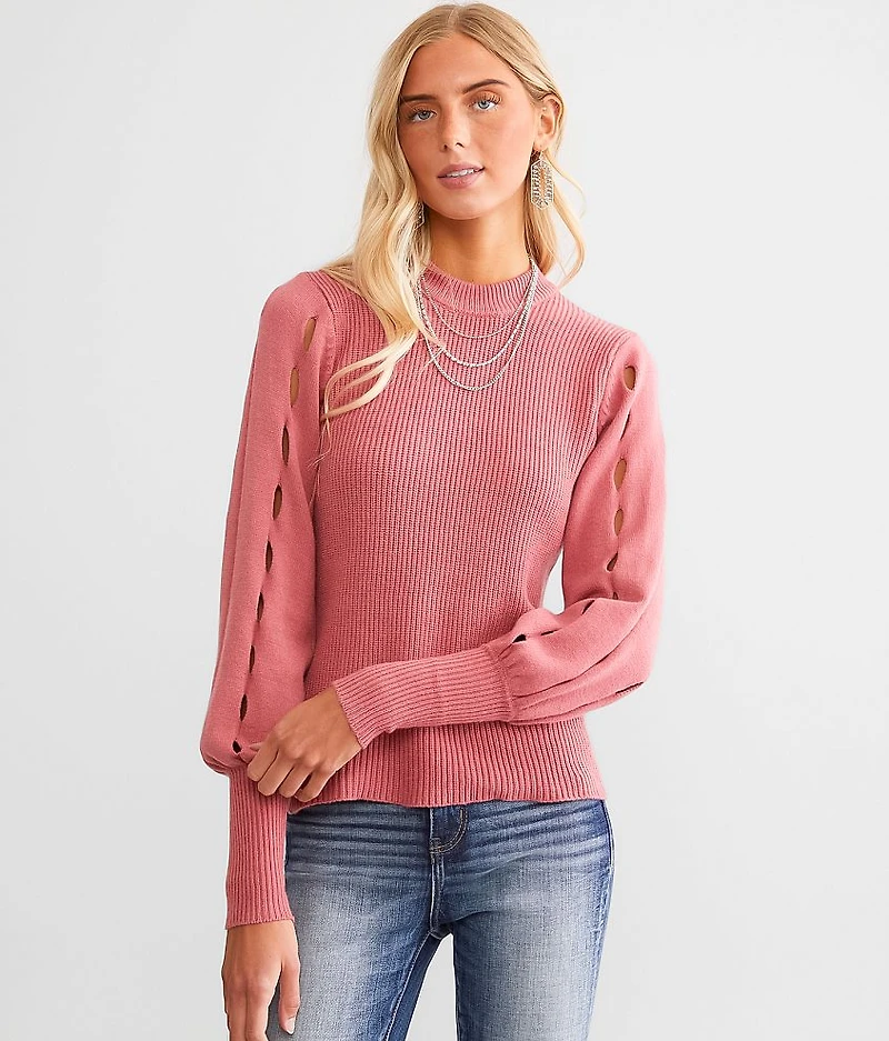Cut-Out Sweater