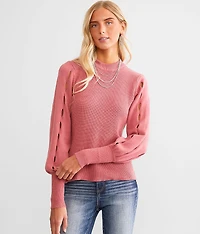 Cut-Out Sweater