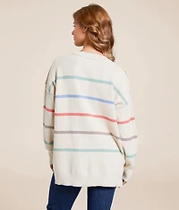 Striped Knit Sweater