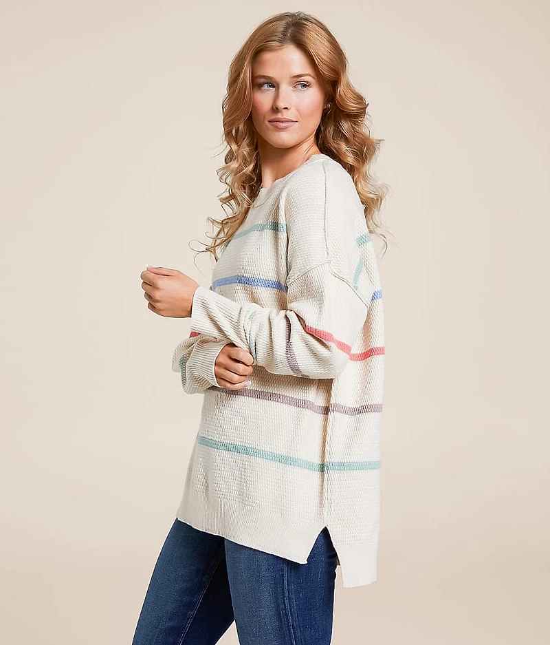 Striped Knit Sweater