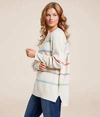 Striped Knit Sweater