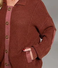 Prep Edit - Snap Down Cardigan Sweater