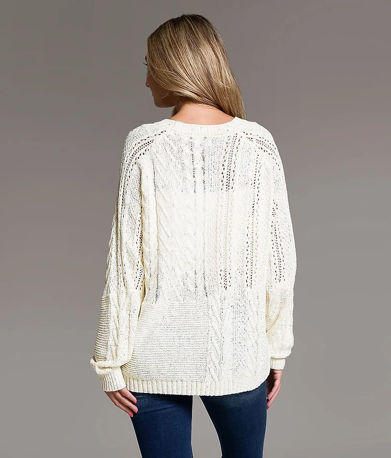 Pointelle Sweater