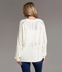 Pointelle Sweater