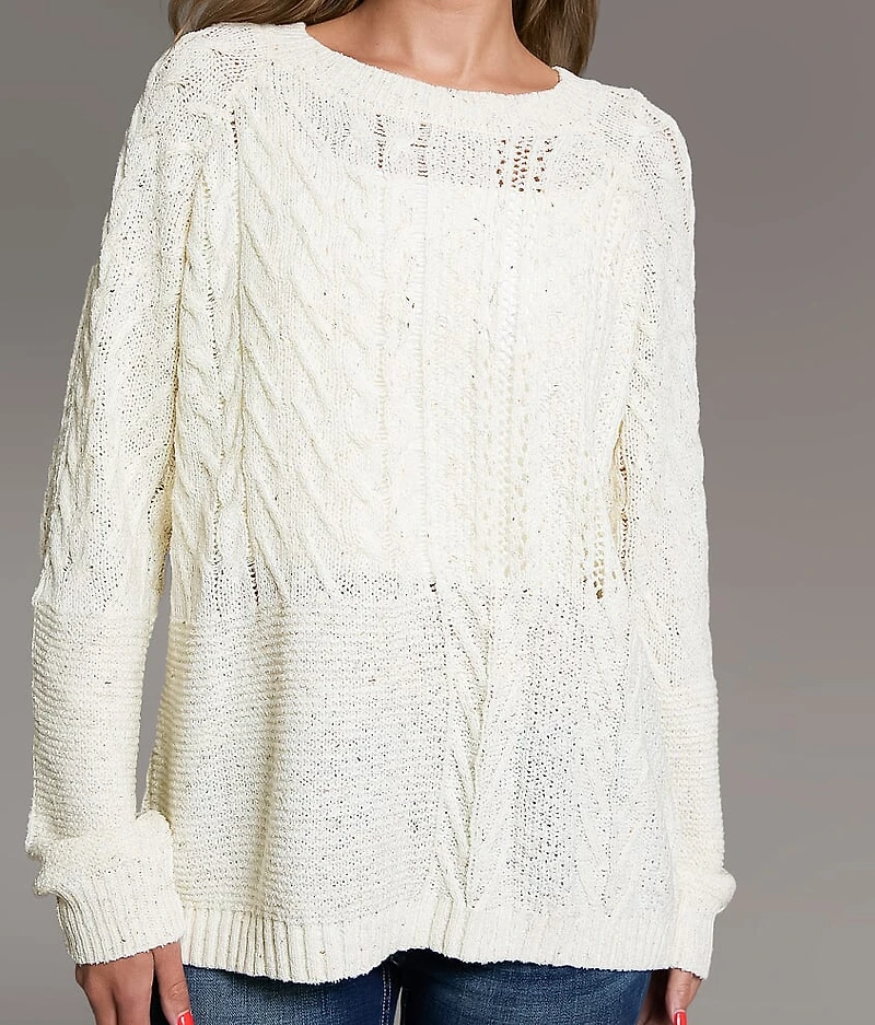 Pointelle Sweater