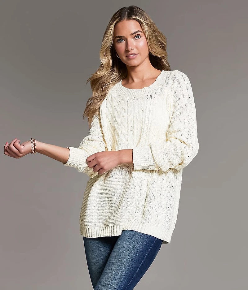 Pointelle Sweater