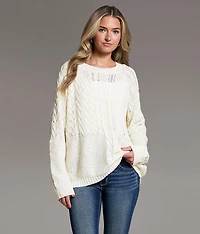 Pointelle Sweater