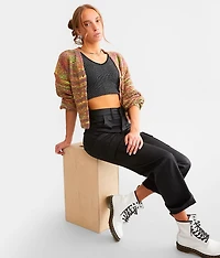 Space Dye Cardigan Sweater