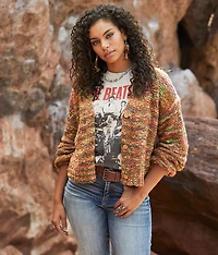 Space Dye Cardigan Sweater