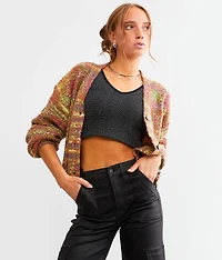 Space Dye Cardigan Sweater
