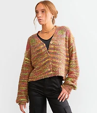 Space Dye Cardigan Sweater