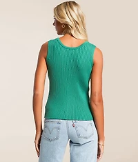 Ribbed 2-Way Sweater Vest
