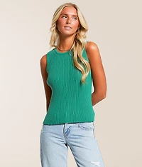Ribbed 2-Way Sweater Vest