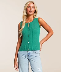 Ribbed 2-Way Sweater Vest