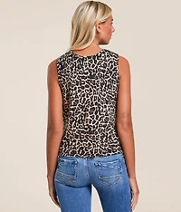 Cheetah 2-Way Sweater Vest