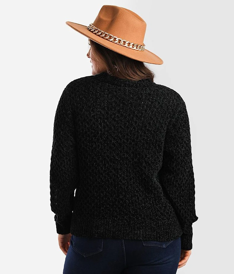 Chenille Cable Knit Sweater