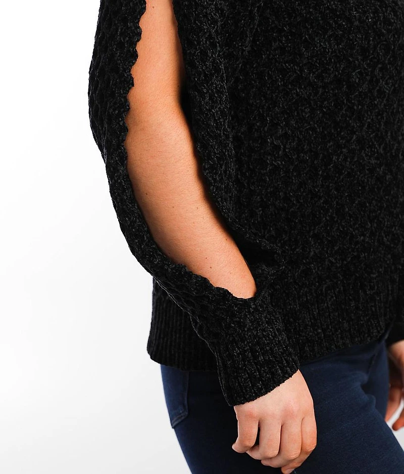 Chenille Cable Knit Sweater