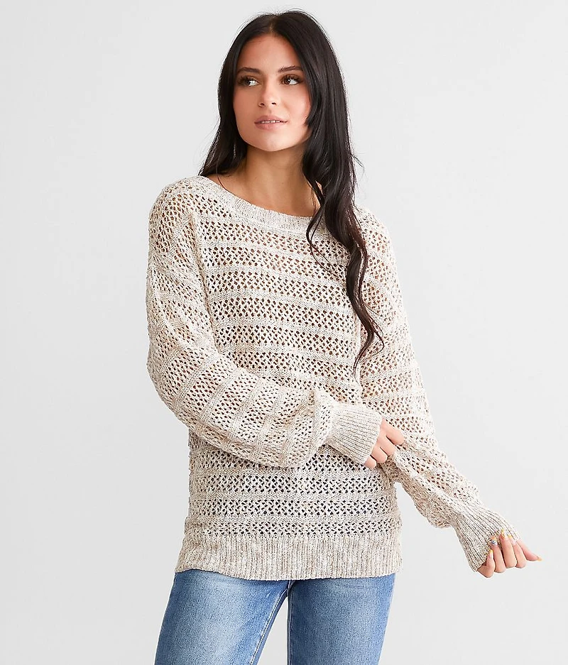 Pointelle Sweater